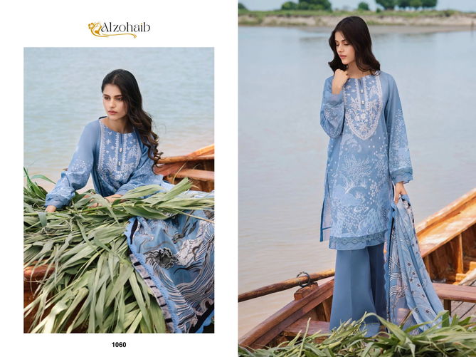 Alzohaib M Basics 5 Cotton Embroidery Patch Pakistani Suits Orders In India
